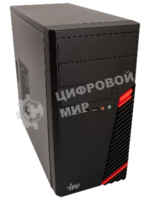 Компьютер IRU Corp 312 MT PG G6405 (4.1) 4Gb 4Tb+500Gb UHDG 610 Free DOS GbitEth 400W черный