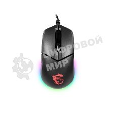 Мышь проводная MSI Clutch GM11 черный, 5000 dpi, USB, кнопки - 6