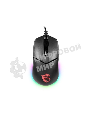 Мышь проводная MSI Clutch GM11 черный, 5000 dpi, USB, кнопки - 6