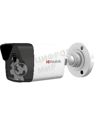 Камера HiWatch IP 2Мп уличная цилиндрическая, EXIR ИК 30м, 1/2.9 CMOS, 1920х1080@25к/с, объектив 2.8мм, угол 104, мех ИК-фильтр; 0.01Лк@F2.0, H.265/H.265+/H.264/H.264+/MJPEG ROI, коридорный режим, DWDR, 3D DNR, BLC, Smart ИК, обнаружение движения 2.0, IP67, -40...+60C, DC12В/PoE, 6.5Вт