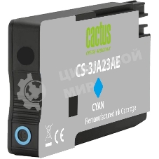 Картридж струйный Cactus CS-3JA23AE 963 голубой пигментный (11 мл) для HP OfficeJet 9010/9012/9013/9014/9015/9016/9019/9020/90254