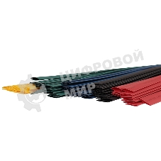 Термоусаживаемые трубки Rexant 12,0/6,0 мм, набор пять цветов, упаковка 50 шт. по 1 м