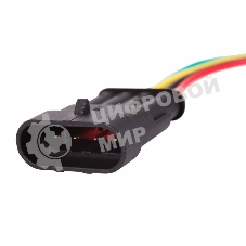 Автомобильный разъем штекер с проводом 20 см (3-контактный) DJ7031-1.5-11