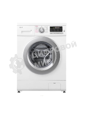 Стиральная машина LG F1296HDS1 белый, загрузка фронтальная 7 кг, 1200 об/мин., класс: А