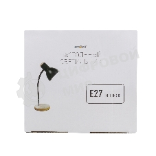 Светильник настольный СТАРТ CT84, E27, до 40Вт, 1,5м, черный