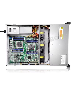 Серверный корпус Gooxi RMC4124-670-HSE-D 4U 24bay chassis,Expander backplane rear 2*2.5