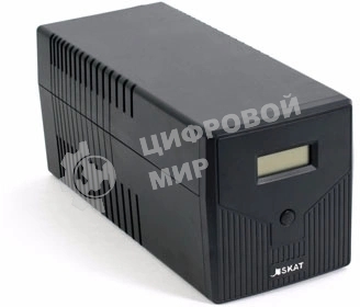 Источник бесперебойного питания SKAT-UPS 1000/600 220В 600Вт 2 АКБ 7А.ч внутр. меандр. стабилизация напряжения Бастион 456