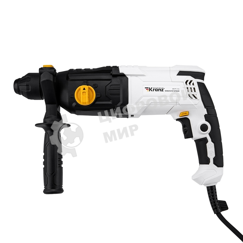 Перфоратор сетевой, SDS-plus, 1050Вт, 3,2Дж, в кейсе Kranz