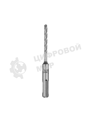 Бур по бетону Kranz SUPER 5x110 мм, профессиональный, цельная крестовая пластина, SDS PLUS