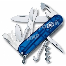 Нож перочинный Victorinox Climber (1.3703.T2) 91мм 14функций синий полупрозрачный карт.коробка