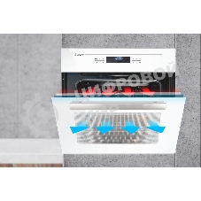 Духовой шкаф электрический Gefest ЭДВ ДА 622-04 БS белый, встраиваемый