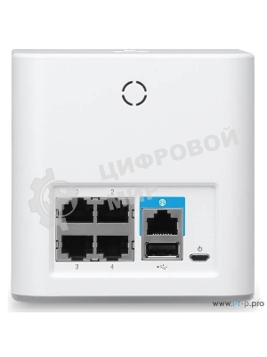 Маршрутизатор UBIQUITI AFi-HD WiFi система (4UTP 1000Mbps, 1WAN, 802.11a/b/g/n/aс, 1300Mbps)