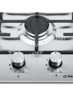 Газовая варочная панель Maunfeld EGHS.32.3ES/G, 2 конфорки, нержавеющая сталь
