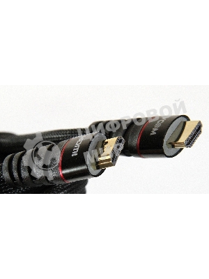 Кабель HDMI 19M/M ver. 2.0 черные коннекторы, 1.8m VCOM <CG526S-B-1.8M> Blister Кабель HDMI 19M/M ver. 2.0 черные коннекторы, 1.8m VCOM <CG526S-B-1.8M> Blister