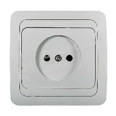Розетка 1-м CLASSICO 2022 белый ASD/IN HOME 4680005959891