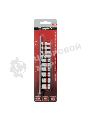 Набор торцевых головок Matrix, 1/4