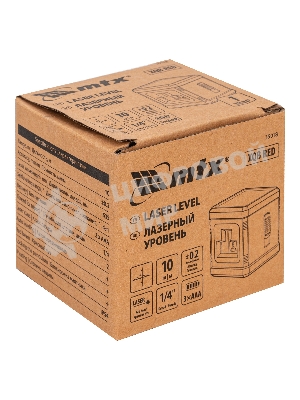 Лазерный уровень MTX XQB RED Basic SET, 10 м, красный луч, батарейки, резьба 1/4