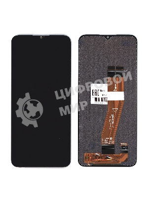 Дисплей (модуль) для Samsung Galaxy A03S SM-A037F в сборе с тачсркином (full size) черный