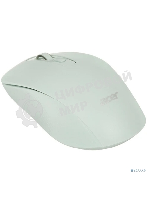 Мышь беспроводная Acer OMR309 зеленый, 1600 dpi, радиоканал, USB, кнопки - 4