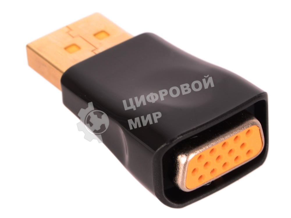 Переходник DisplayPort - VGA Cablexpert A-DPM-VGAF-01, 20M/15F, пакет