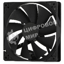 Вентилятор для корпуса Crown CMCF-14025S-1400 черный, 140 мм, 1200 об/мин, 27 дБ, 3 pin