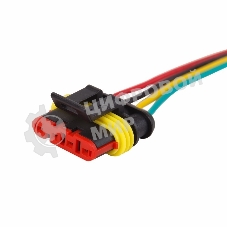 Автомобильный разъем гнездо с проводом 20 см(3-контактный) DJ7031-1.5-21