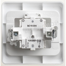 Переключатель 1-кл. СП Этюд 10А бел. SchE BC10-004B