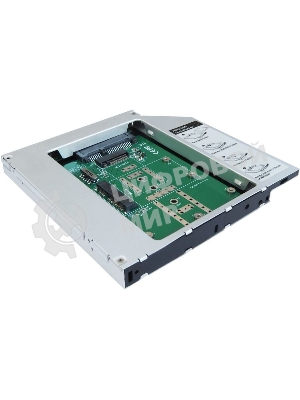 Сменный бокс для HDD/SSD AgeStar SMNF2S SATA металл серебристый 2.5