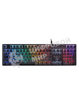 Клавиатура проводная A4Tech Bloody S510NP механическая черный USB for gamer LED (S510NP (PUDDING BLACK))