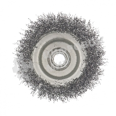 Щетка для УШМ Сибртех 100 мм М14, чашка, витая проволока 0,3 мм