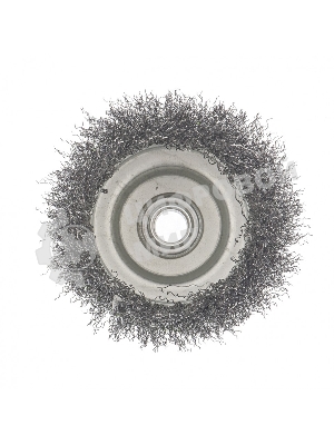 Щетка для УШМ Сибртех 100 мм М14, чашка, витая проволока 0,3 мм