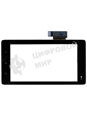 Сенсорное стекло (тачскрин) для Huawei Ideos S7 Slim S7-201u, черное