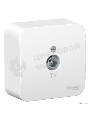 Коннектор Schneider Electric BLNTA000011 TV ОП Blanca изол. пласт. бел.