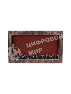 Светодиодный камин Neon-night Ретро с эффектом живого огня 60,3х11х36,8см, работает от батареек 3хС (в комплект не входят) или от USB (в комплекте), бронзовый