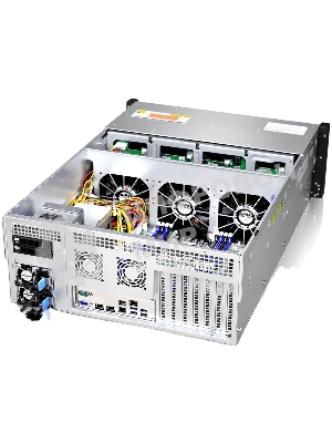 Серверный корпус Gooxi RMC4124-670-HSE-D 4U 24bay chassis,Expander backplane rear 2*2.5