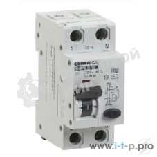 Выключатель автоматический дифференциального тока IEK MAD25-5-010-C-30 АВДТ 32 C10 - GENERICA