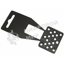 Ценникодержатель, черный, упаковка 50 шт.