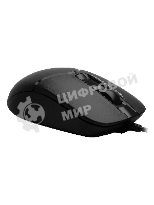 Мышь проводная A4Tech Fstyler FM12S черный, 1200 dpi, USB, кнопки - 3