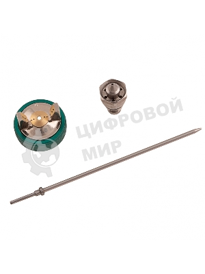 Набор для краскораспылителя Stels AG950LVLP и AS951LVLP : сопло 1,5мм, игла, чашка