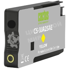 Картридж струйный Cactus CS-3JA25AE 963 желтый пигментный (11 мл) для HP OfficeJet 9010/9012/9013/9014/9015/9016/9019/9020/9025