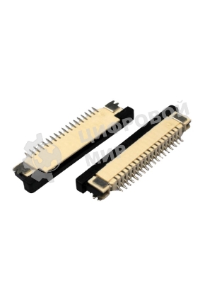 Разъем FPC Half Coverage Bottom Contact 0.8K-BX-10PWB 10 pin высота 2мм шаг 0,8мм