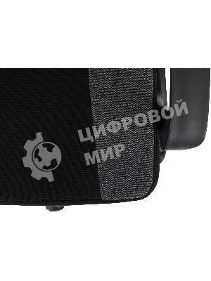 Кресло Zombie Carry черный/серый, экокожа, подголовник