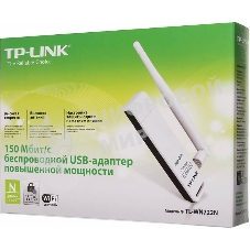 Адаптер TP-Link SOHO TL-WN722N 150Mbps High Gain Wireless N USB Adapter with Cradle, 1T1R, 2.4GHz, 802.11n/g/b, 1 detachable antenna