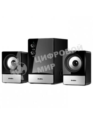 Акустическая система SVEN MS-90 черный (2x2.5W+ сабвуфер 5W, дерево)