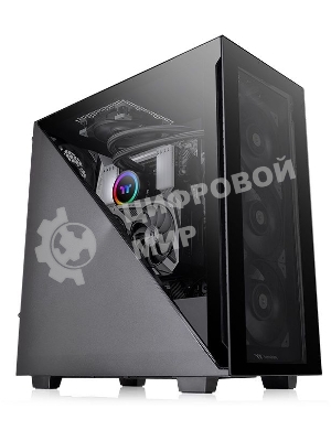Компьютерный корпус Thermaltake Divider 300 TG черный без БП ATX 2x120мм 2xUSB 3.0 1xUSB3.1 audio front door bott PSU
