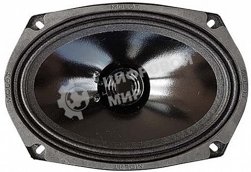 Колонки автомобильные Ural Молот АС-М69 (без решетки) 200Вт 95дБ 4Ом 15x23см (6x9дюйм) (ком.:2кол.) широкополосные однополосные
