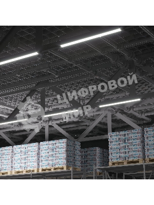 Светильник светодиодный Gauss IP40 1200x76x24мм 36W 3260lm 6500K WLF-2 сталь