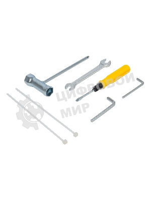 Триммер бензиновый Denzel DT-52E, 52 см3, неразъемная штанга, электростартер, состоит из 2 частей