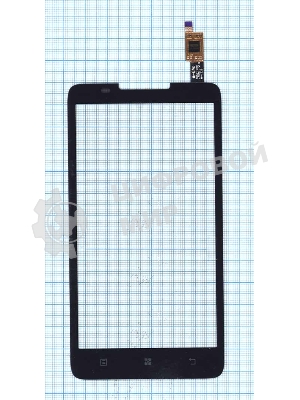 Сенсорное стекло (тачскрин) для Lenovo A766 черное