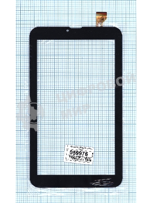 Сенсорное стекло (тачскрин) XC-PG0900-061-FPC-A2, черное
